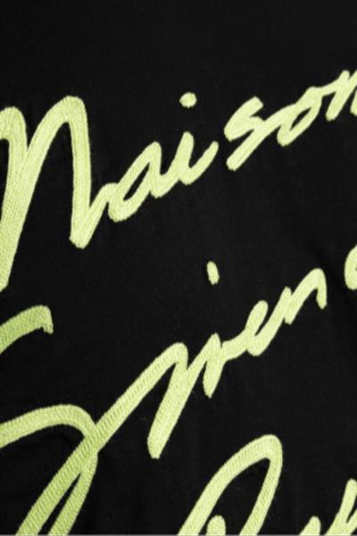 Givenchy Maison  logo-embroidered T-shirt Black