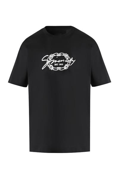 Givenchy Medallion logo cotton  Black