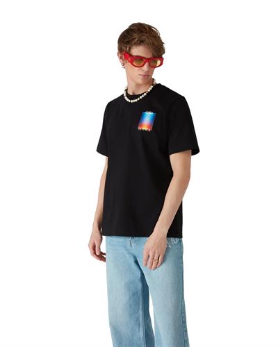 Casablanca Gradient logo T-shirt Black
