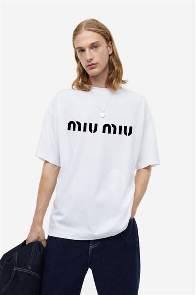 Miu Miu Logo White