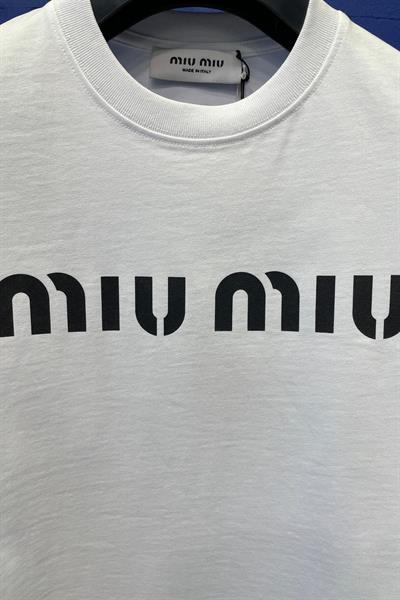 Miu Miu Logo White