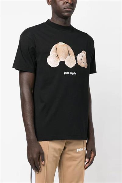 Palm Angels Bear Print Cotton  T-Shirt