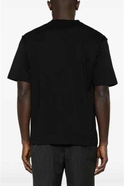 Prada logo-patch T-shirt Black
