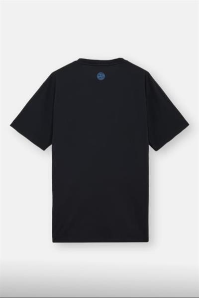 Stone Island Compass-print cotton T-shirt Black