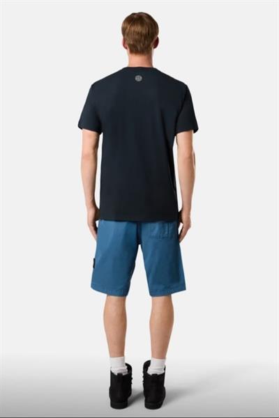 Stone Island Compass-print cotton T-shirt Dark Blue