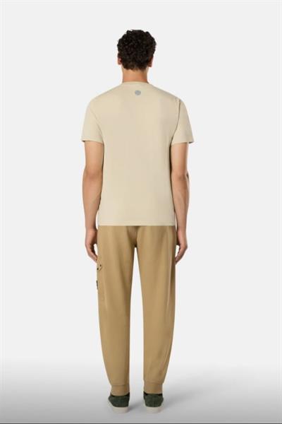 Stone Island Compass-print cotton T-shirt Beige