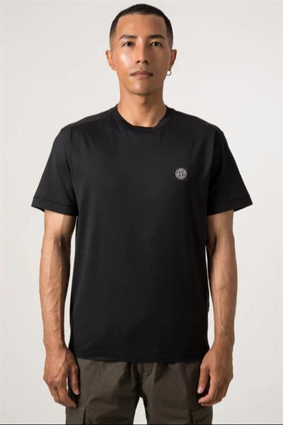 Stone Island Patch Compass-motif  T-shirt Black