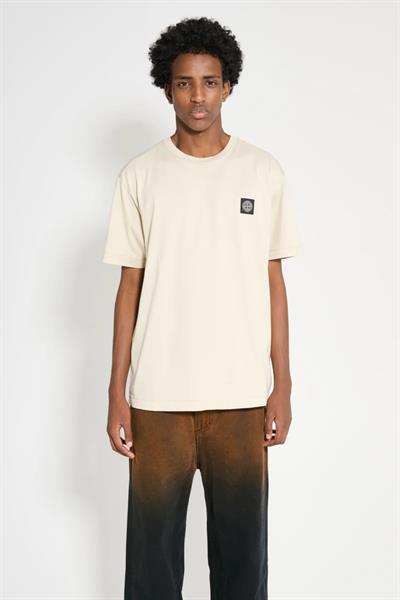 Stone Island Patch Compass-motif  T-shirt Beige