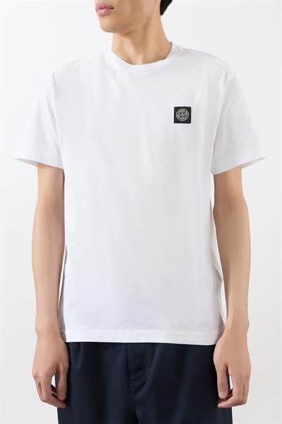 Stone Island Patch Compass-motif  T-shirt White