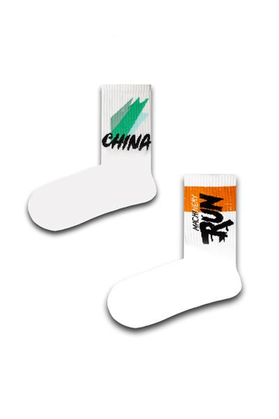 2li Chına Renkli Çorap Set 