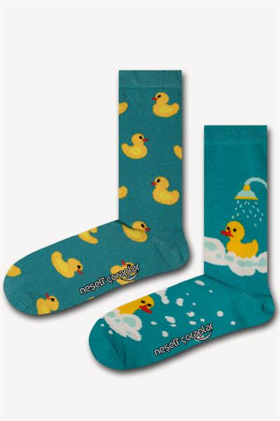 2li Sevimli Ördekler Çorap Set
