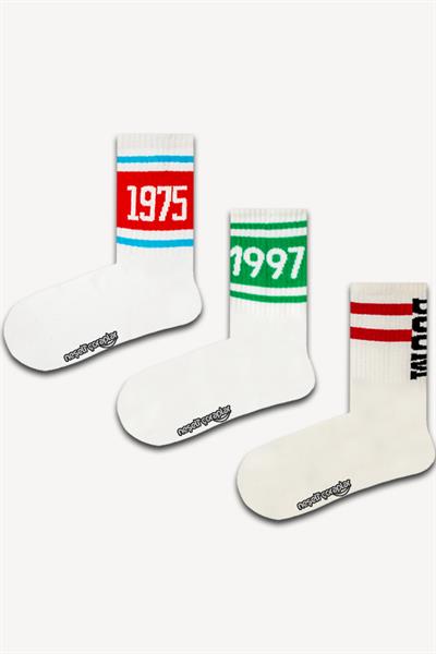 3lü Boom Atletik Çorap Set