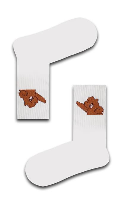 3lü Kafadar Ayılar Renkli Çorap Set