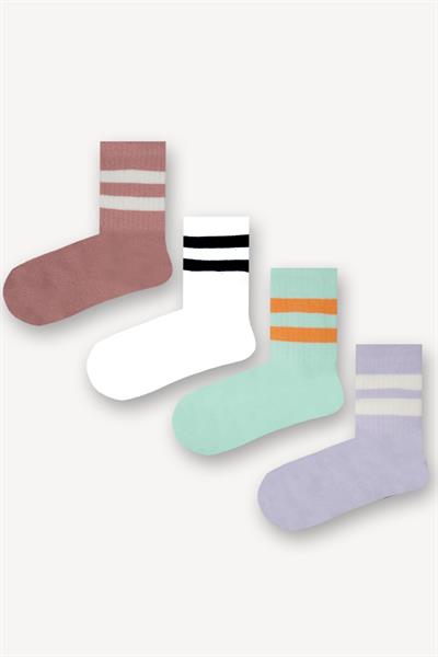 4lü Colourful Çocuk Çorap Set