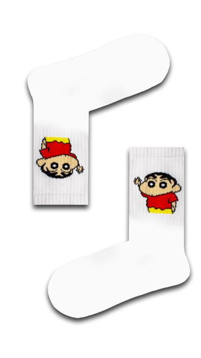 4lü Shın Chan Renkli Çorap Set 