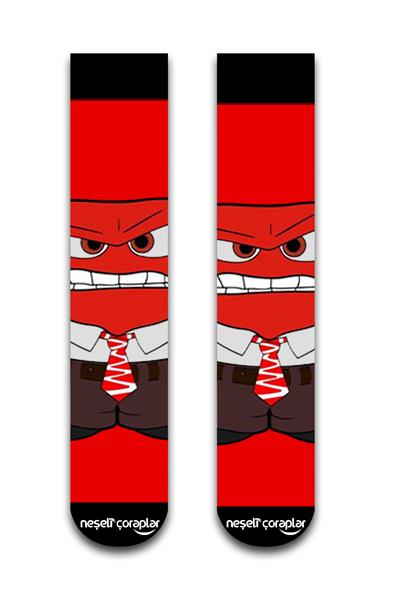 5li Maske Renkli Kutulu Çorap Set