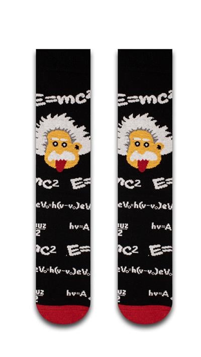 Albert Einstein Renkli Unisex Çorap
