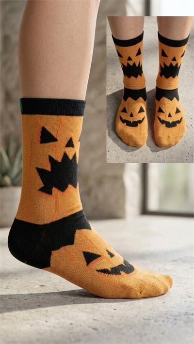 Balkabağı Renkli Unisex Çorap