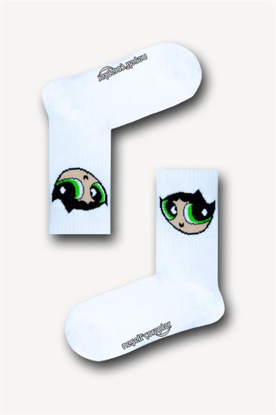 Buttercup Desenli Atletik Unisex Çorap