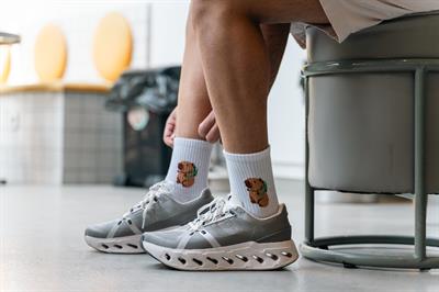 Capybara Desenli Unisex Atletik çorap