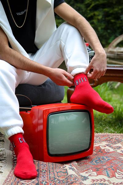 Chill Yazılı Atletik Unisex Çorap