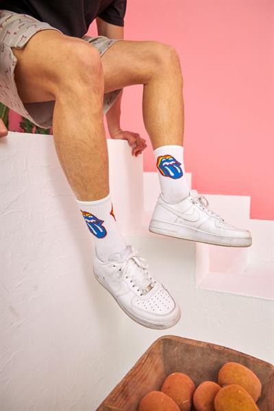 Colorful Rolling Atletik Unisex Çorap