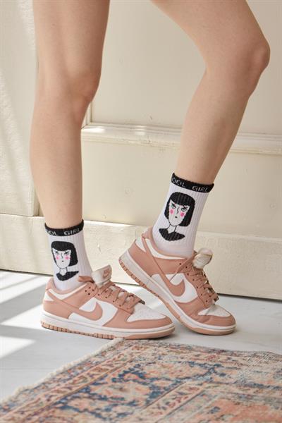 Cool Girl Atletik Unisex Çorap
