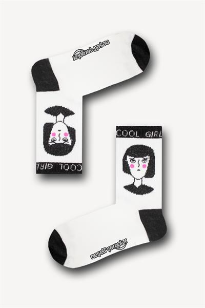 Cool Girl Atletik Unisex Çorap