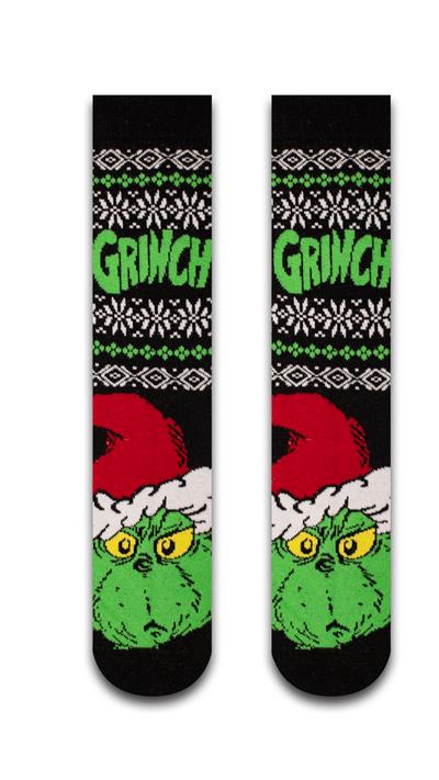 Grınch Noel Renkli Unisex Çorap
