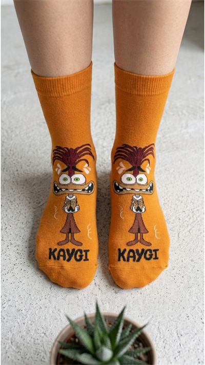 Kaygı Renkli Unisex Çorap