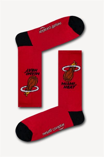 Miami Heat Long Atletik Unisex Çorap