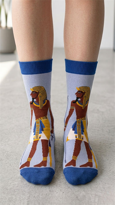 Mısır Kralı Renkli Unisex Çorap