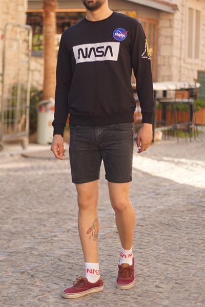 Nasa Desenli Atletik Unisex Çorap