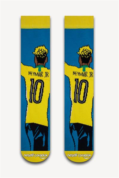Neymar Renkli Unisex Çorap