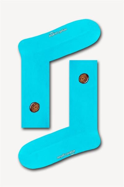 Oreo Nakışlı Renkli Unisex Çorap