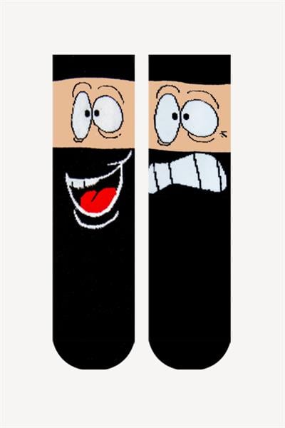 Popart Desenli Renkli Unisex Çorap