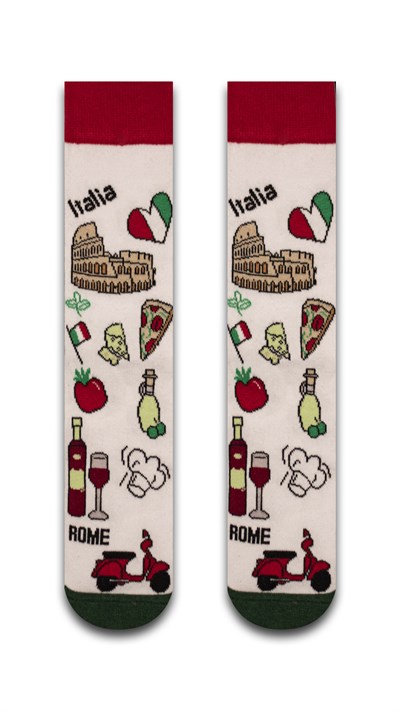 Roma Renkli Unisex Çorap