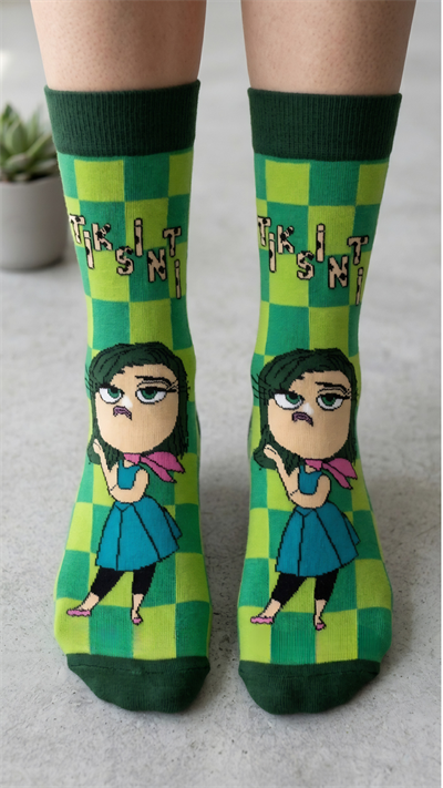 Tiksinti Renkli Unisex Çorap