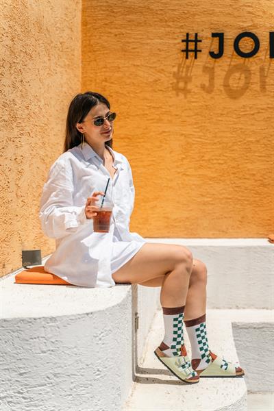 Yeşil Blok Ayıcık Renkli Unisex Çorap