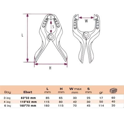 Bulut Plastic Spring Clamp 4 Inch – Medium Size