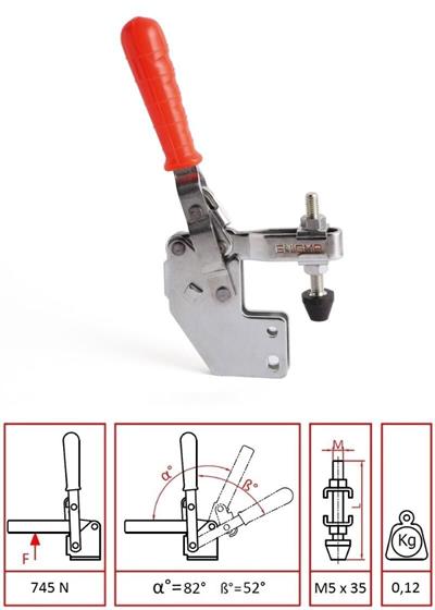 Enigma Alın Taban Clamp Dikey Bağlantı Elemanı 1101 P