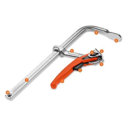 Kanca Schnelltyp-Schraubzwinge 100 cm – 1000x120 mm