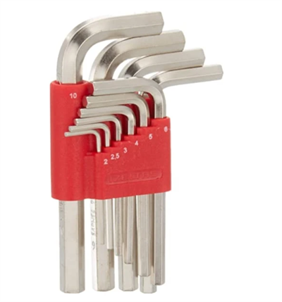 İzeltaş Allen Anahtar Takim Altı Köşe Standart Boy (mm) (10 Parca)