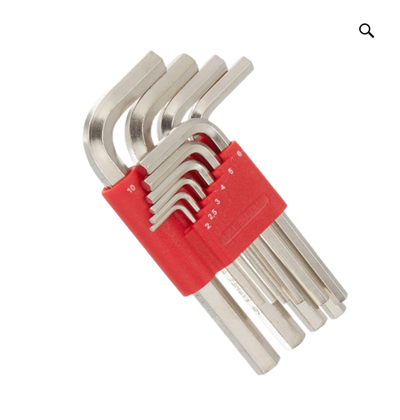 İzeltaş Allen Anahtar Takim Altı Köşe Standart Boy (mm) (10 Parca)