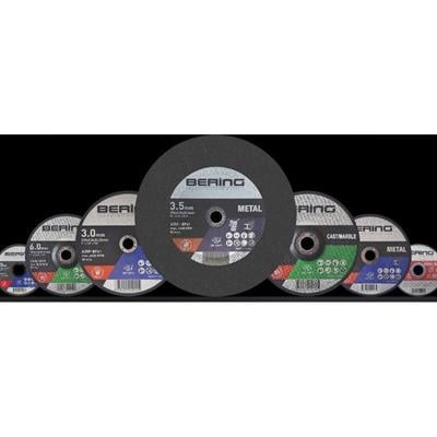 Bering İnox Metal Kesme Taşları • Tip 41 • Düz • 115x1.0x22.23 50 Adet