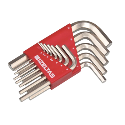 İzeltaş Allen Anahtar Takim Altı Köşe (SAE) (12 Parca)