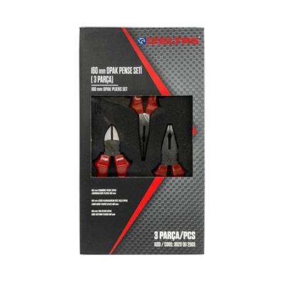 İzeltaş Opak Pense Seti 160mm (3 Parca)