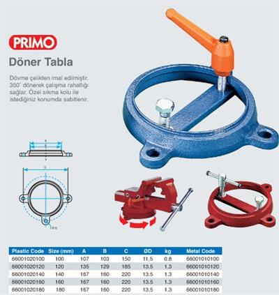Kanca Primo Swivel Base 100 mm