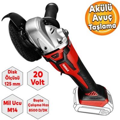 Rodex Rdx1021 Cordless Palm Grinder 20V 4Ah