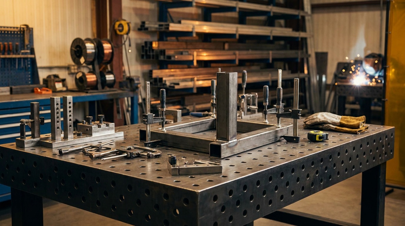 inşaat ekipmanları,metal kesme,kaynak masası